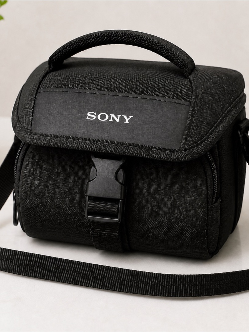 Sony Black Padded Camera Carrying Bag with Adjustable Strap